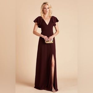 Birdy Grey Hannah Dress, Crepe Cabernet, size XS